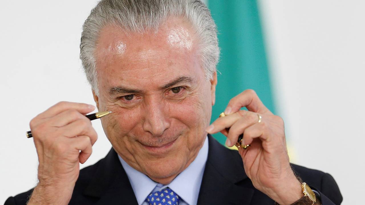 O presidente Michel Temer