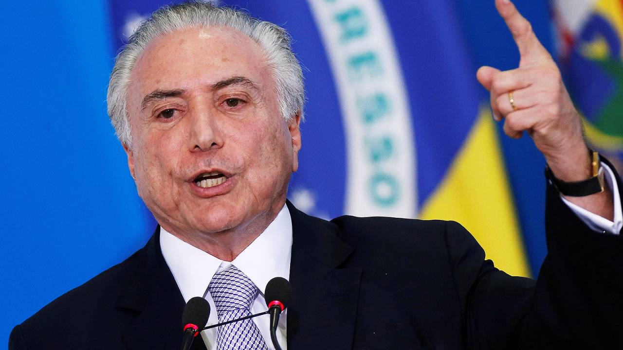 Presidente Michel Temer no Palácio do Planalto