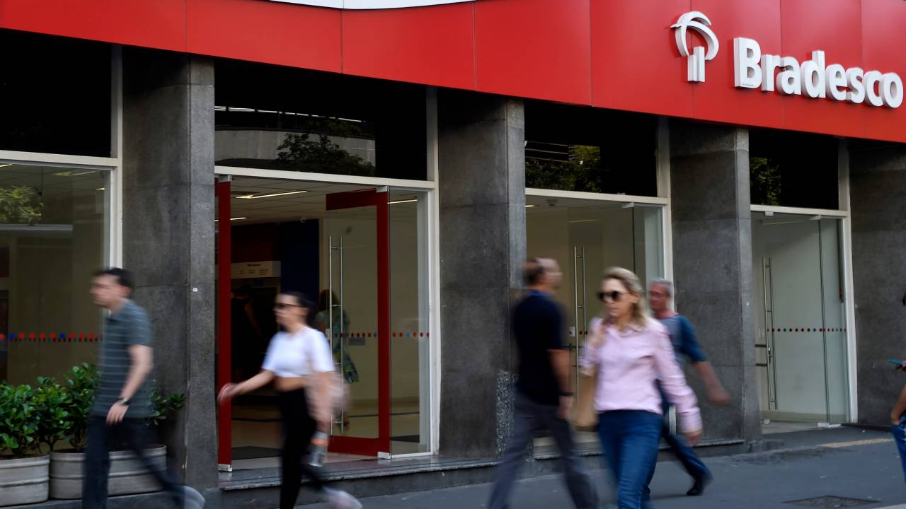 Agência do banco Bradesco na Avenida Paulista, em São Paulo - 22/01/2018