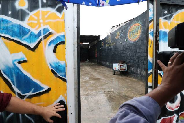 Vista do local onde 14 pessoas foram mortas em Fortaleza (CE) - 27/01/2018 Vista do local onde 14 pessoas foram mortas em Fortaleza (CE) - 27/01/2018