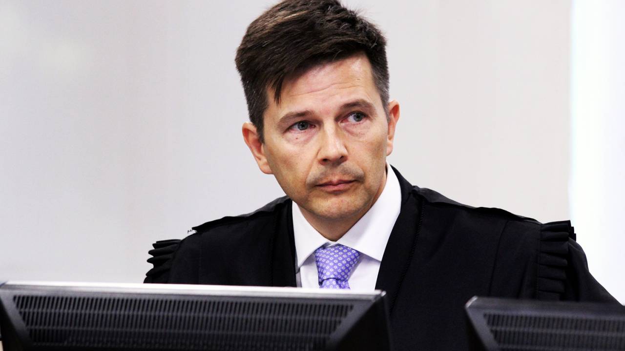 O desembargador Leandro Paulsen, durante a sessão de julgamento do ex-presidente Lula no TRF-4 (Tribunal Regional Federal da 4ª Região), em Porto Alegre (RS) - 24/01/2018