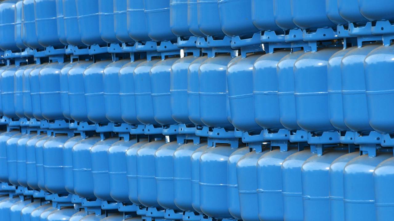 Botijões de gás