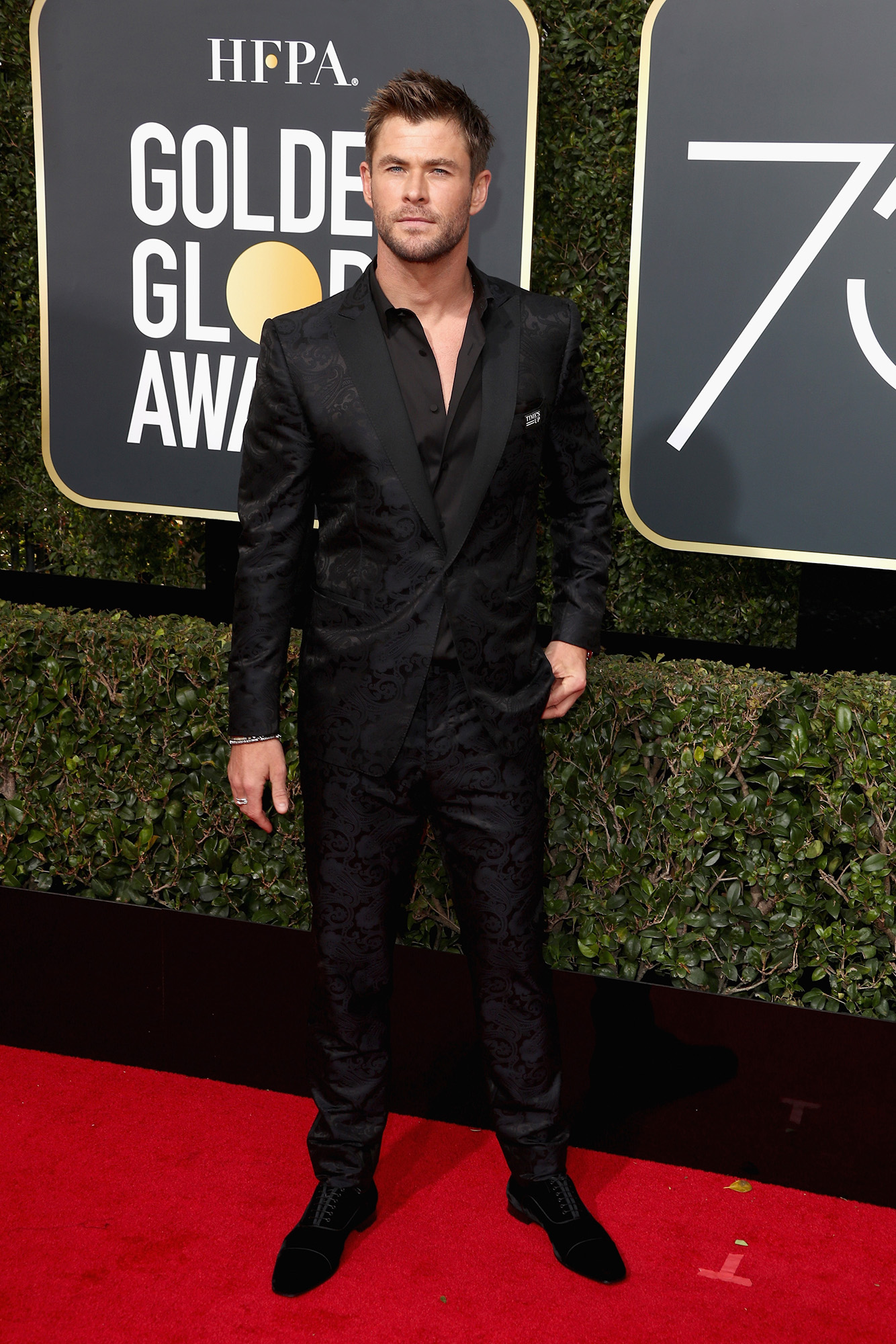 Tapete vermelho do 75&ordm; Globo de Ouro