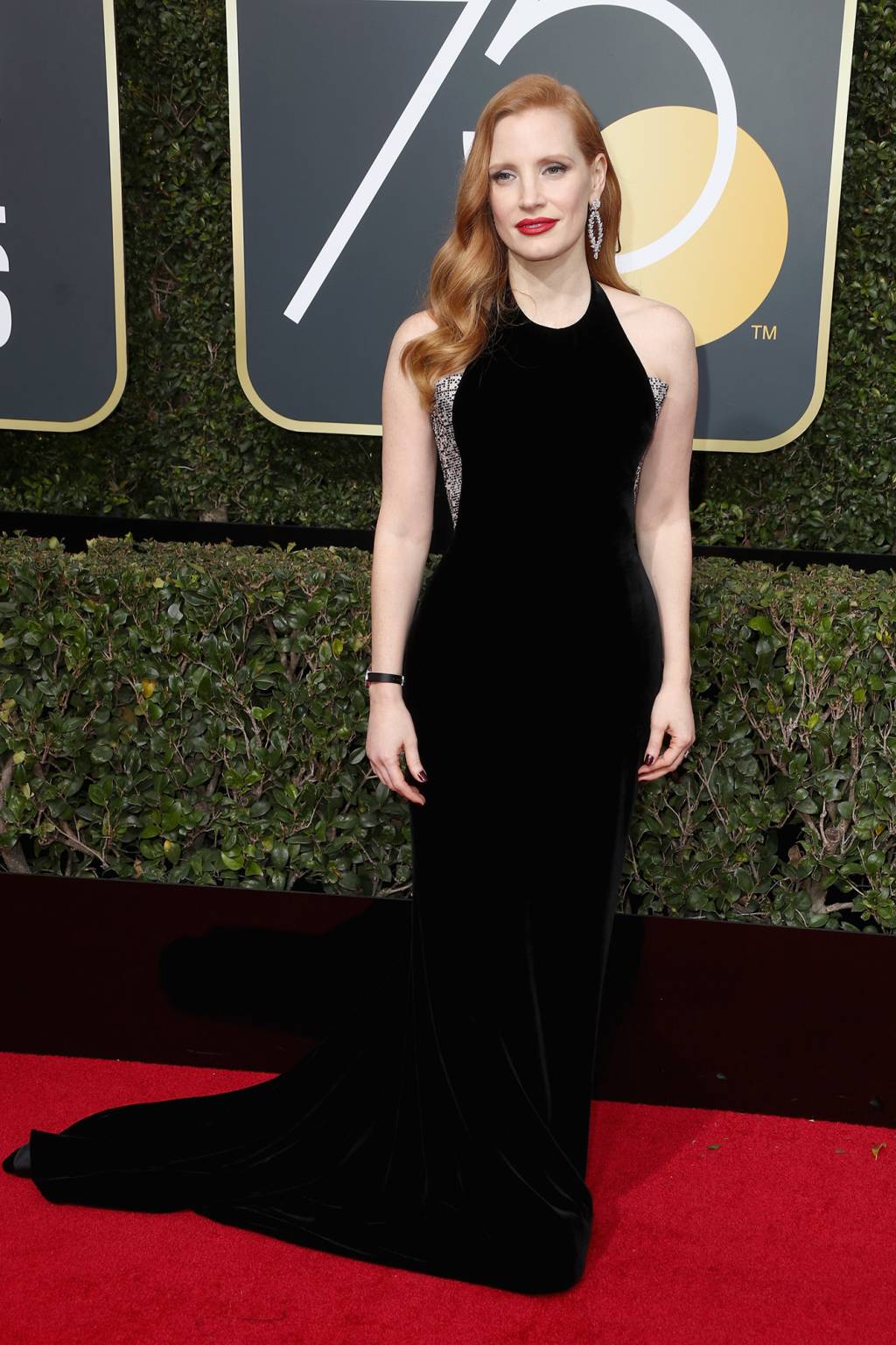 Tapete vermelho do 75º Globo de Ouro