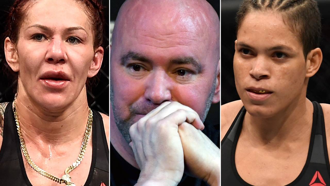 Cris Cyborg, Dana White e Amanda Nunes