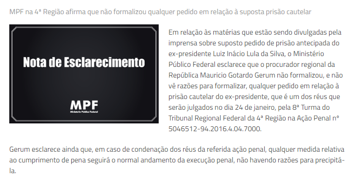 Nota MPF