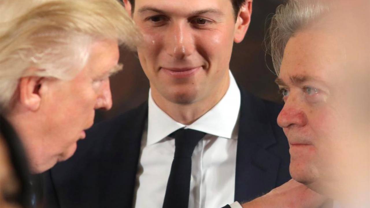 Trump, Kushner e Bannon