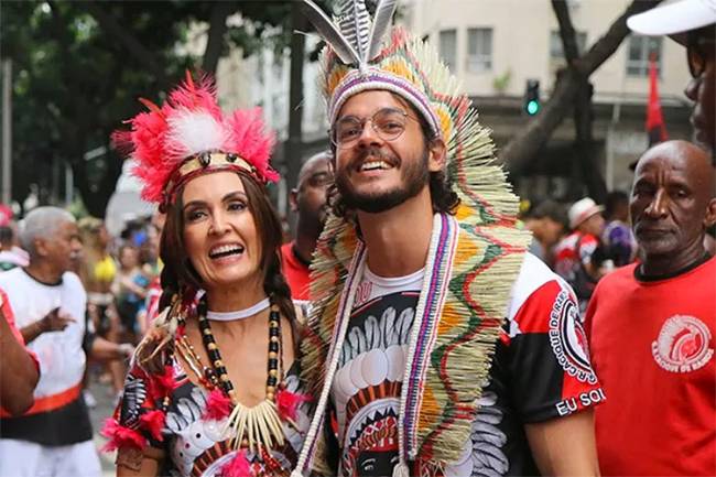 Fátima Bernardes e Túlio Gadelha