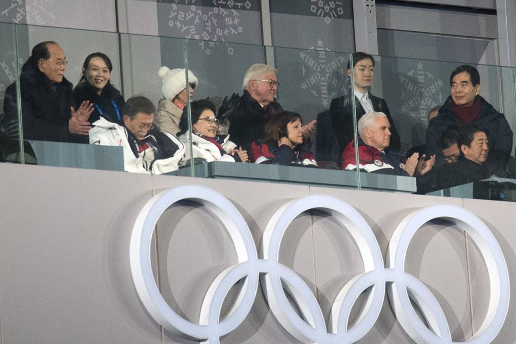 Mike Pence e Kim Yo Jong