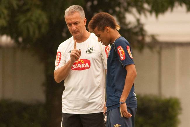 Dorival Junior e Neymar