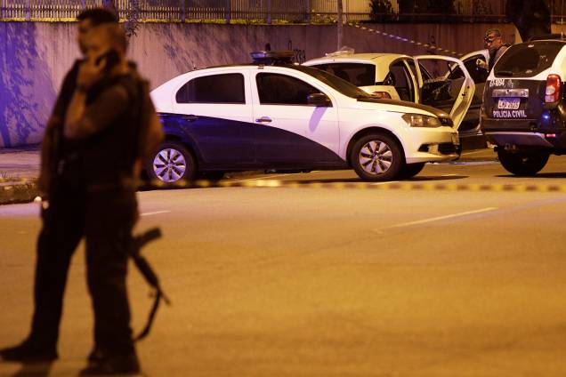 Polícia investiga morte da vereadora Marielle Franco, no Rio de Janeiro (RJ) - 15/03/2018 Polícia investiga morte da vereadora Marielle Franco, no Rio de Janeiro (RJ) - 15/03/2018