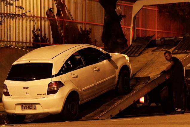 Carro onde a vereadora Marielle Franco (PSOL-RJ) foi executada no Rio de Janeiro - 15/03/2018 Carro onde a vereadora Marielle Franco (PSOL-RJ) foi executada no Rio de Janeiro - 15/03/2018