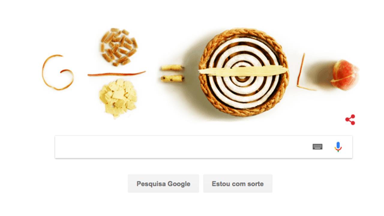 Doodle homenageia o Dia do Pi