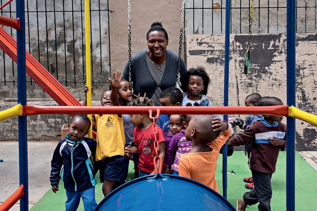 Um bom empurrão – Julia, em sua creche: dinheiro do governo pode ajudar a impulsionar a qualidade