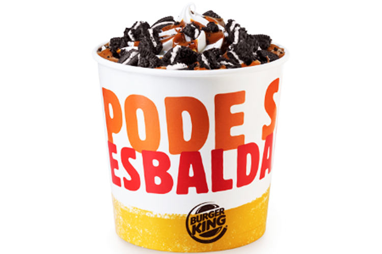 Burger King lança balde de sorvete de 1 litro