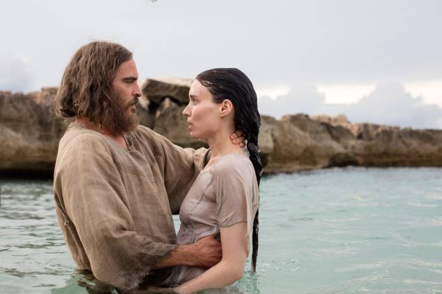 Jesus (Joaquin Phoenix), e Maria (Rooney Mara) em cena do filme 'Maria Madalena' Jesus (Joaquin Phoenix), e Maria (Rooney Mara) em cena do filme 'Maria Madalena'