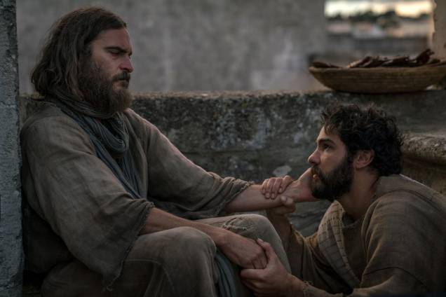Jesus (Joaquin Phoenix) e Judas (Tahar Rahim), em cena do filme ' Maria Madalena' Jesus (Joaquin Phoenix) e Judas (Tahar Rahim), em cena do filme ' Maria Madalena'