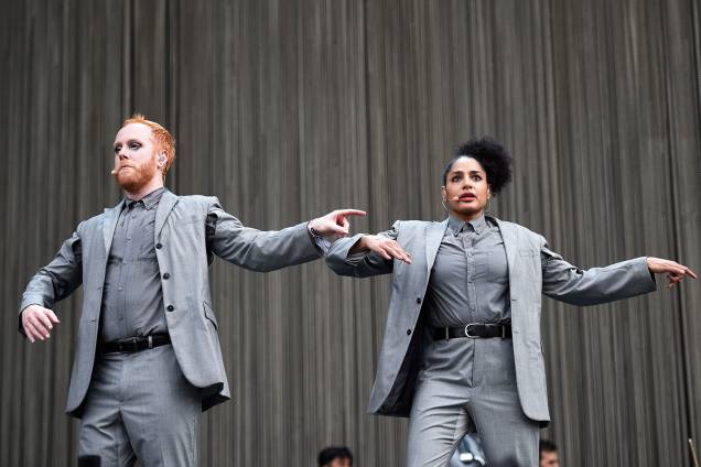 Show de David Byrne no segundo dia do festival Lollapalooza, em São Paulo - 24/03/2018 Show de David Byrne no segundo dia do festival Lollapalooza, em São Paulo - 24/03/2018