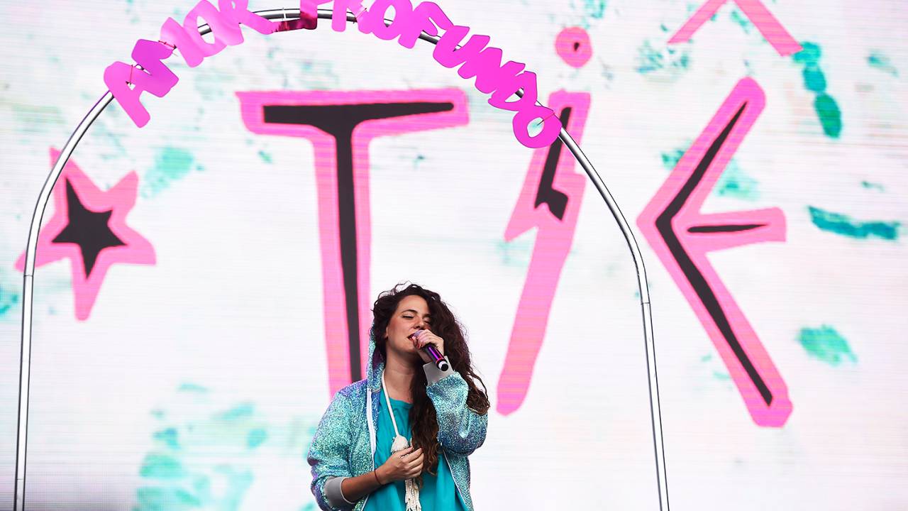 Show da cantora Tiê no último dia do Lollapalooza 2018 - 25/03/2018