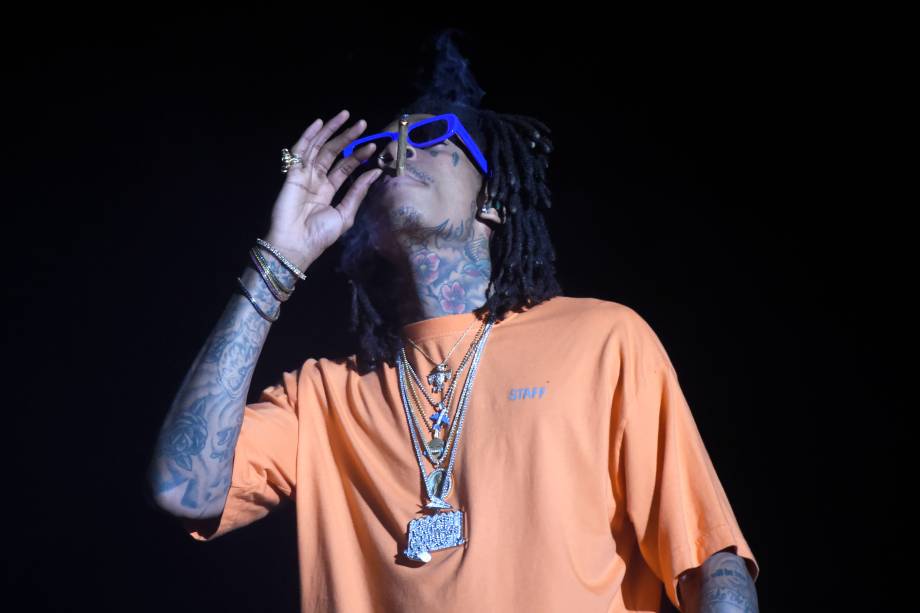 Wiz Khalifa levanta o público no último dia do Festival Lollapalooza 2018, em São Paulo