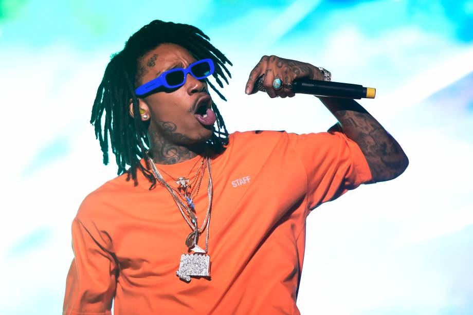 Wiz Khalifa levanta o público no último dia do Festival Lollapalooza 2018, em São Paulo