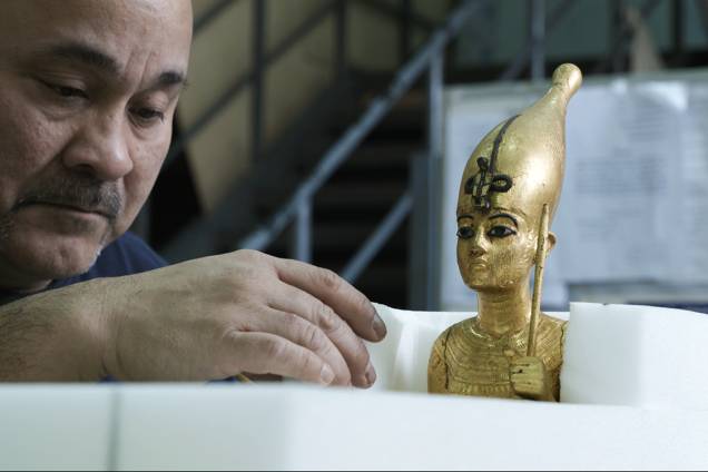 Objetos da exposição King Tut: Tesouros do faraó dourado Objetos da exposição King Tut: Tesouros do faraó dourado