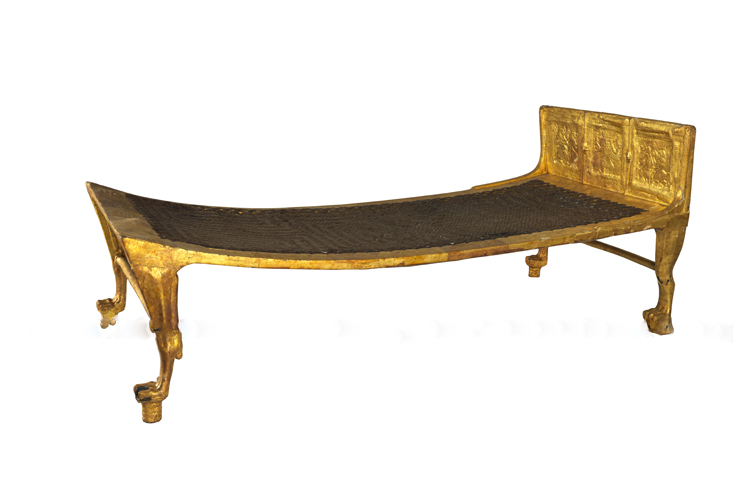 Objetos encontrados na tumba de Tutankhamun usados na exposição King Tut: Tesouros do faraó dourado Objetos encontrados na tumba de Tutankhamun usados na exposição King Tut: Tesouros do faraó dourado