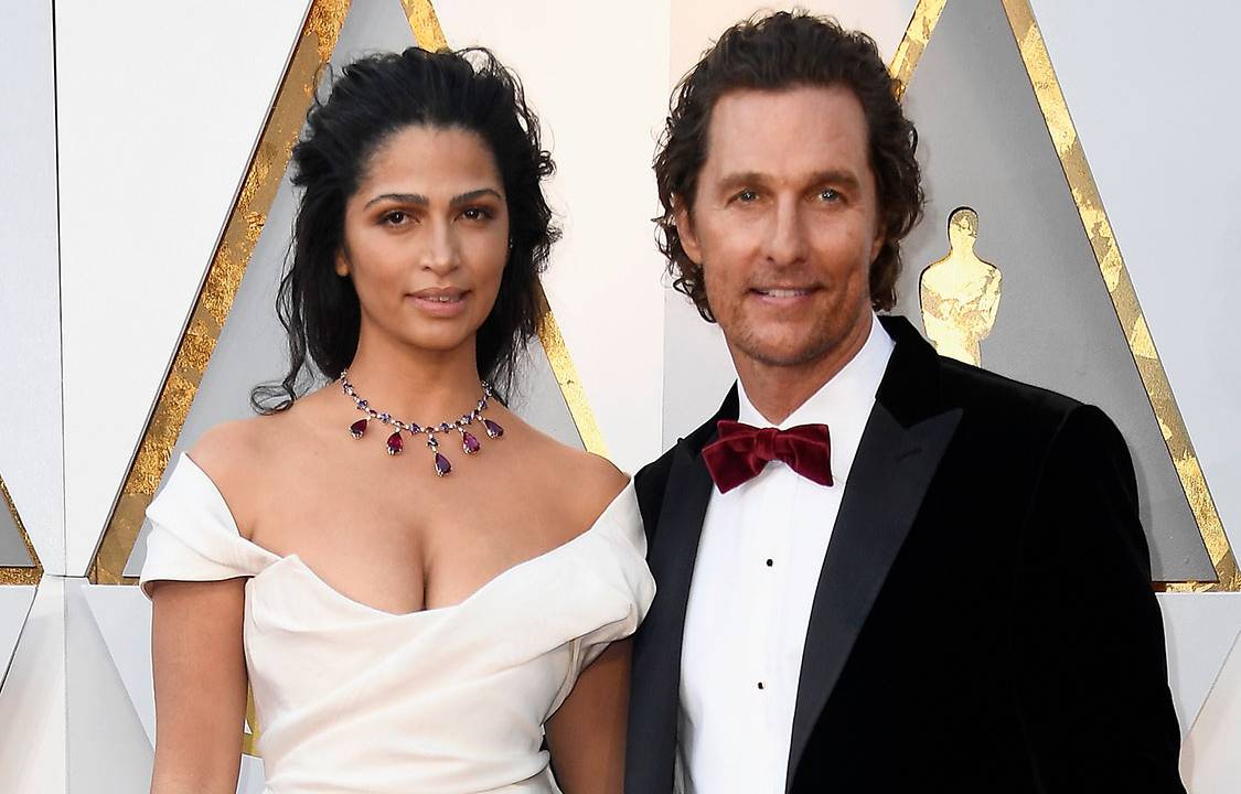Camila Alves, brasileira, e Matthew McConaughey