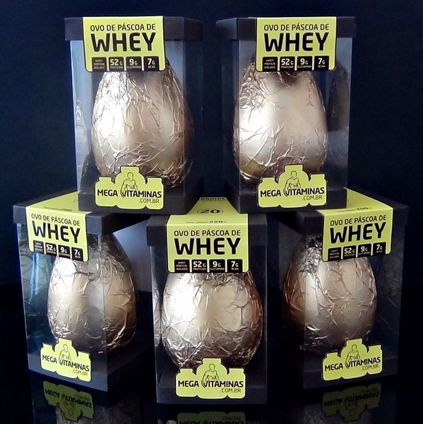 Ovo de páscoa de whey protein