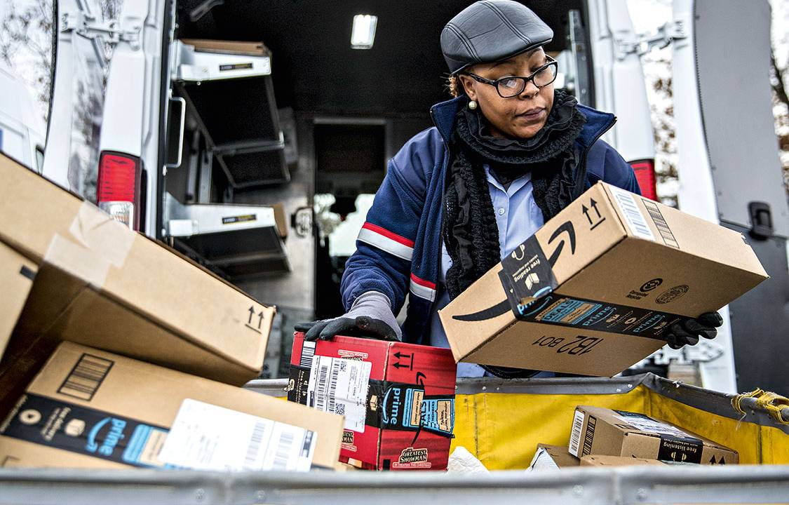 Entregas da Amazon nos Estados Unidos