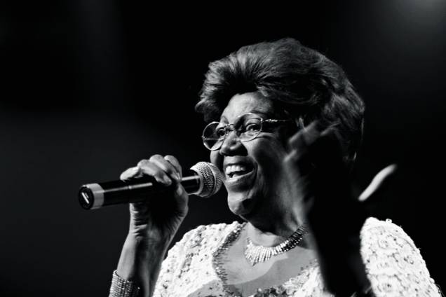 Dona Ivone Lara durante show Dona Ivone Lara durante show