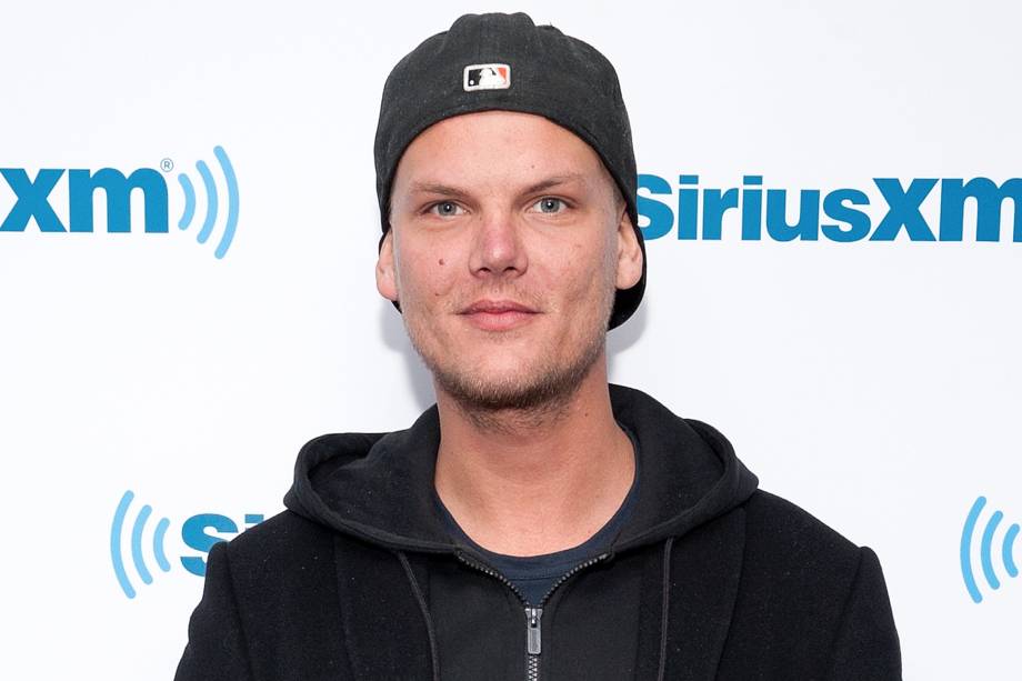 DJ Avicii durante visita ao SiriusXM Studios, em Nova York - 11/02/2016