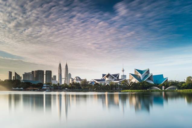 Vista de Kuala Lumpur, na Malásia Vista de Kuala Lumpur, na Malásia