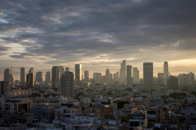 Vista da cidade de Tel Aviv, em Israel Vista da cidade de Tel Aviv, em Israel