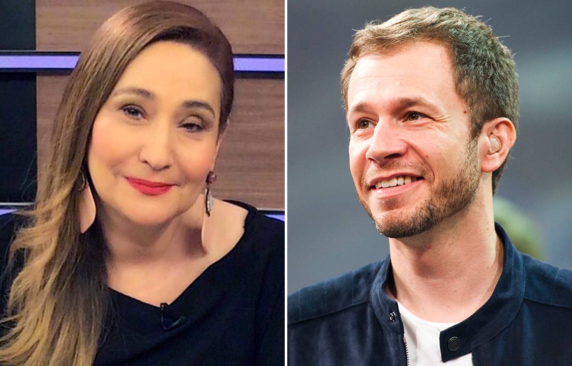 Sonia Abrão e Tiago Leifert, do BBB18