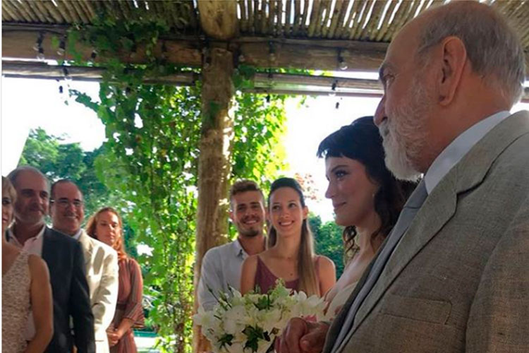 Casamento de Clara na novela O Outro Lado do Paraíso