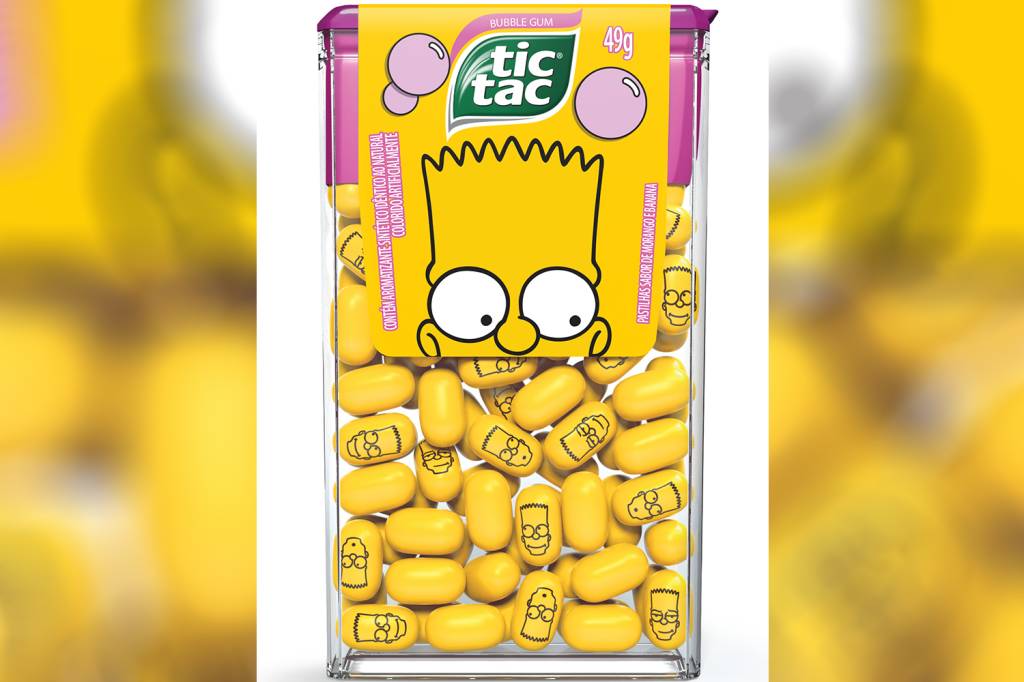 Após Europa e EUA, Tic Tac lança edição dos Simpsons no Brasil