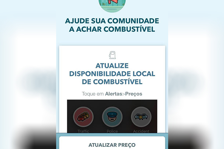 Aplicativo Waze lança sistema para encontrar combustível