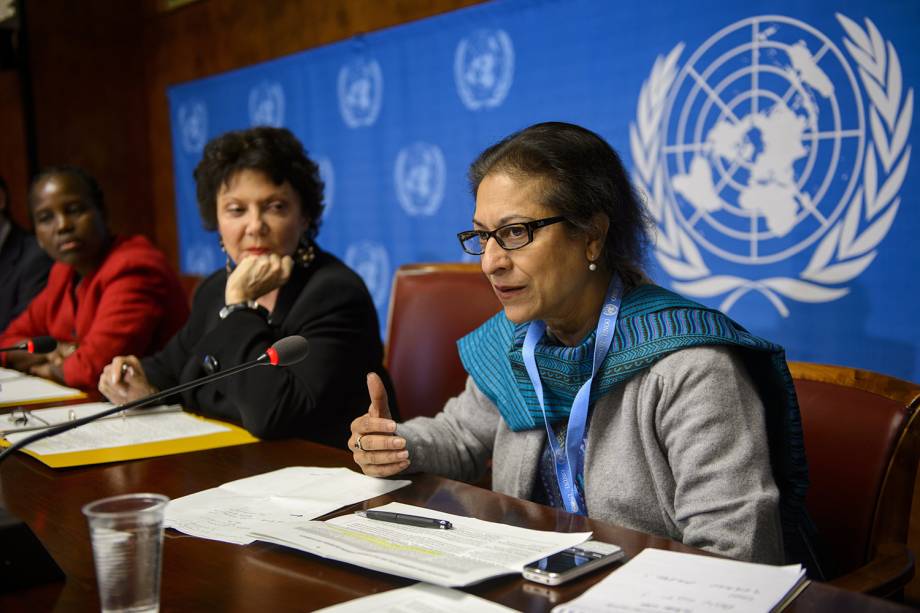 Ativista Asma Jahangir discursa em congresso das Nações Unidas - 31/01/2013