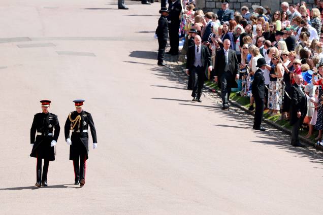 Príncipes Harry e William chegam ao Castelo de Windsor para a cerimônia - 19/05/2018 Príncipes Harry e William chegam ao Castelo de Windsor para a cerimônia - 19/05/2018