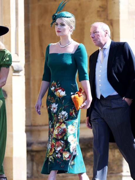 Lady Kitty Spencer chega para o casamento do príncipe Harry com a atriz Meghan Markle, em Windsor - 19/05/2018 Lady Kitty Spencer chega para o casamento do príncipe Harry com a atriz Meghan Markle, em Windsor - 19/05/2018