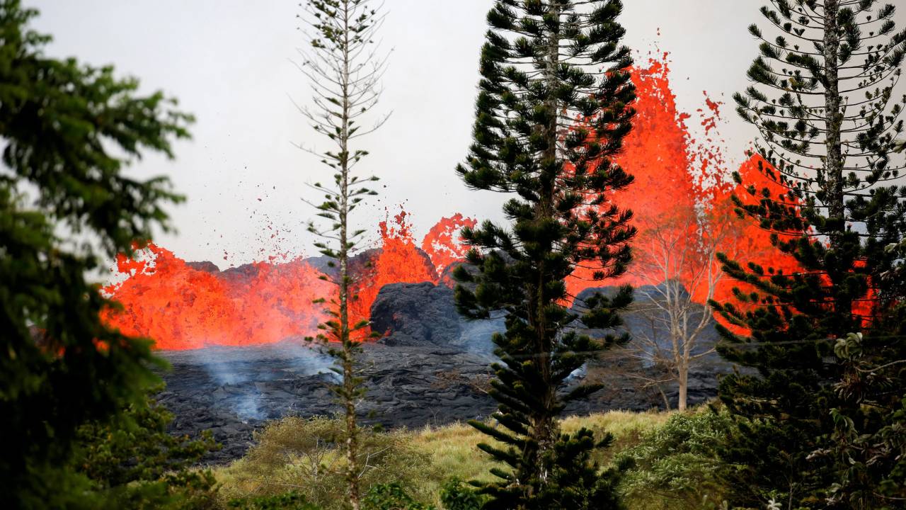 Vulcão Kilauea entra em erupção no Havaí