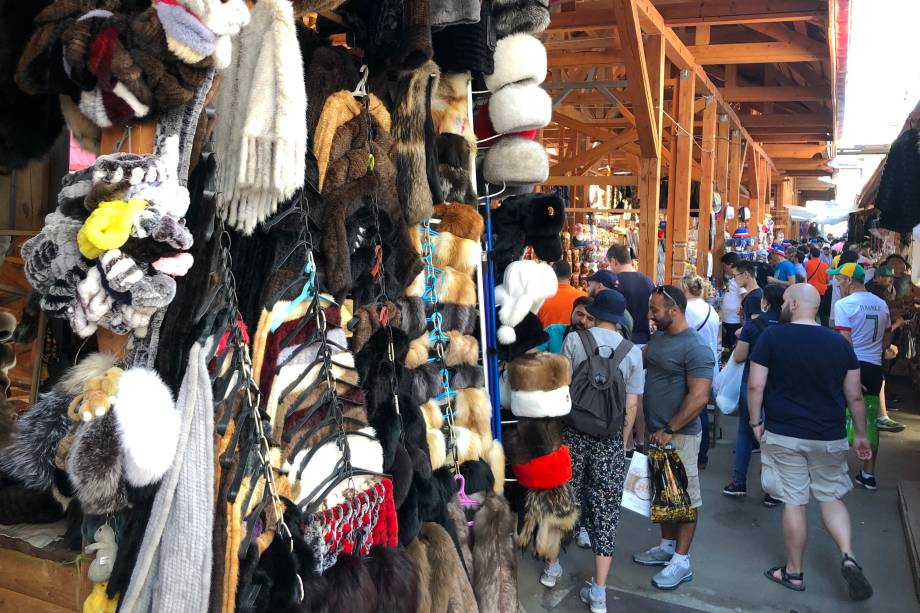 Kremlim de Izmailovo, em Moscou: feirinha e comidas Kremlim de Izmailovo, em Moscou: feirinha e comidas