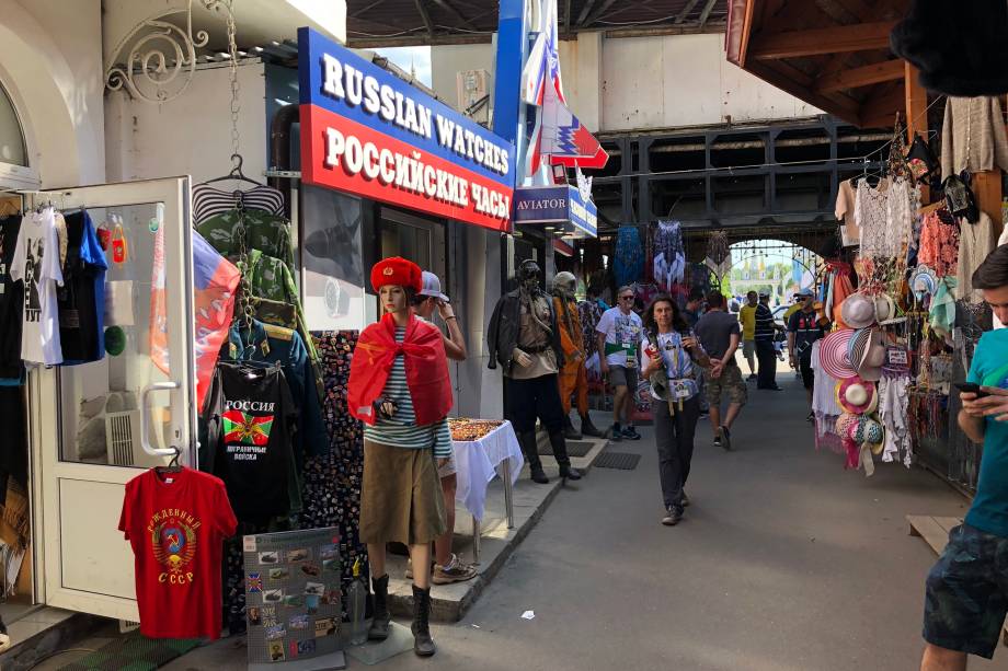 Kremlim de Izmailovo, em Moscou: feirinha e comidas Kremlim de Izmailovo, em Moscou: feirinha e comidas