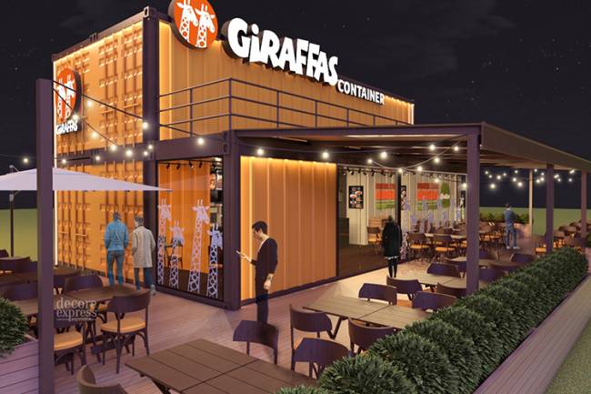 Giraffas Container é uma das novidades da ABF Expo 2018