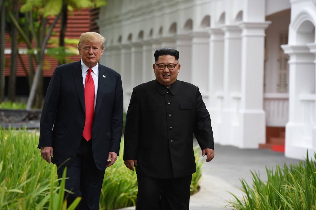 Kim Jong-un e Donald Trump Kim Jong-un e Donald Trump
