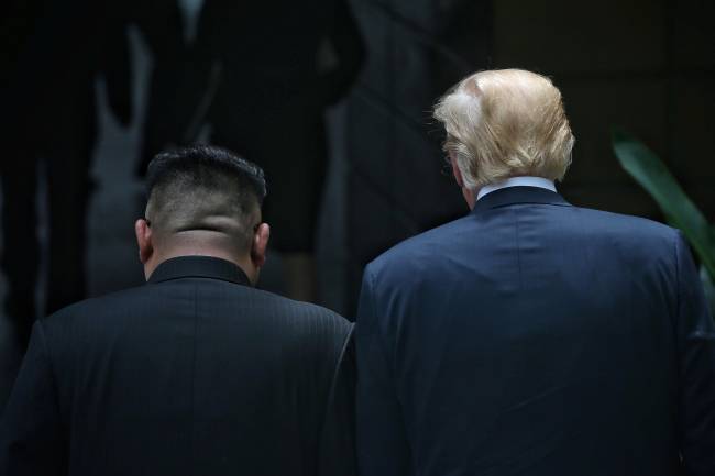 Kim Jong-un e Donald Trump Kim Jong-un e Donald Trump