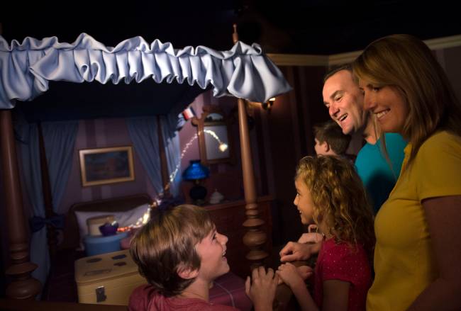 Interactive Queue at Peter Pan’s Flight in Magic Kingdom