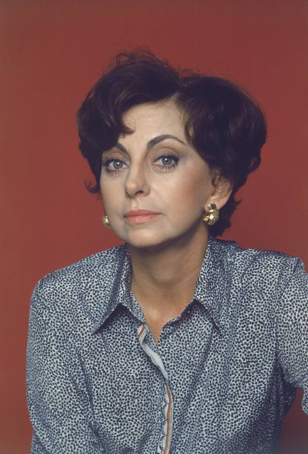 Retrato da atriz Beatriz Segall feito na década de 1970 Retrato da atriz Beatriz Segall feito na década de 1970