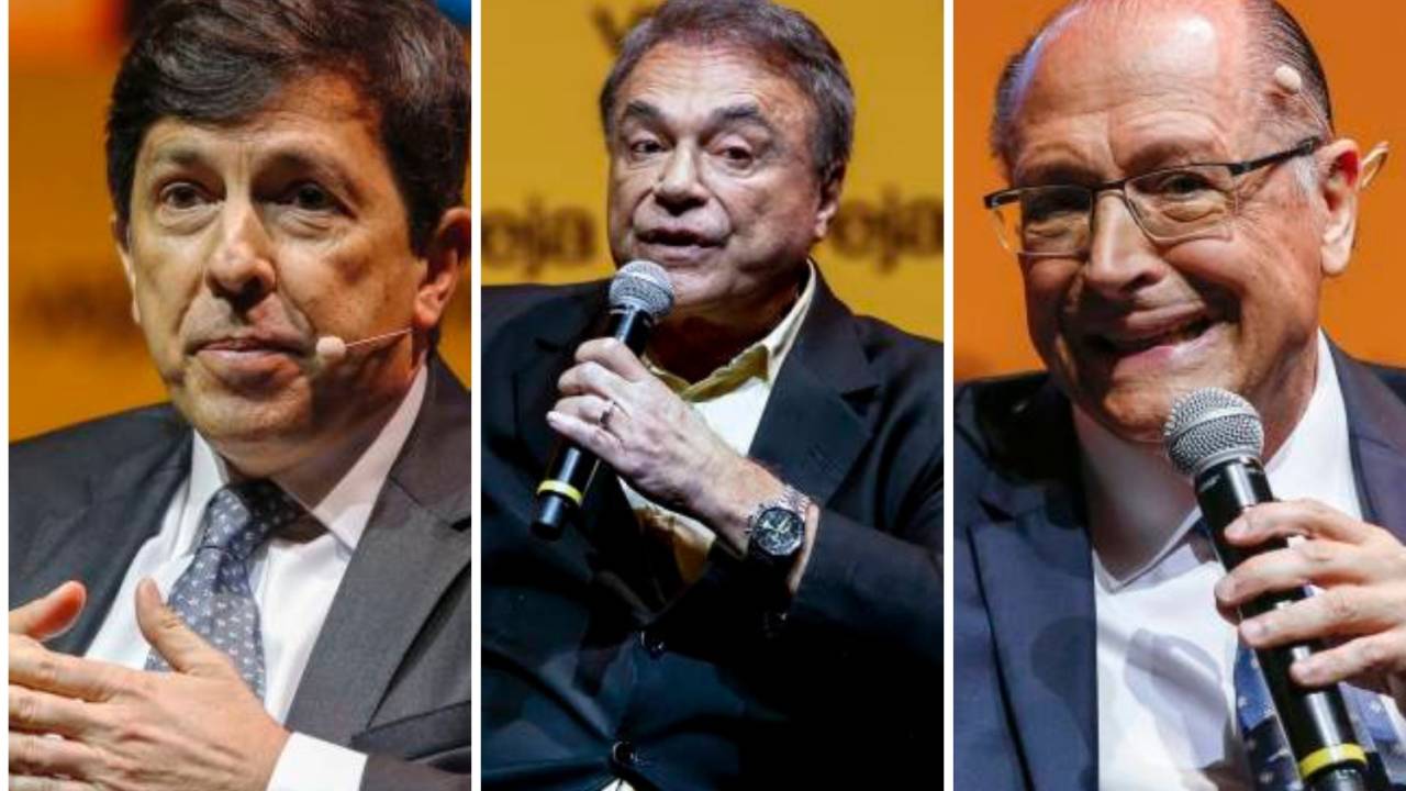 João Amoêdo, Alvaro Dias e Geraldo Alckmin